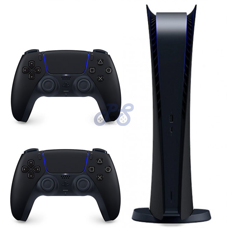 playstation 5 digital edition midnight black 2 dualsenses