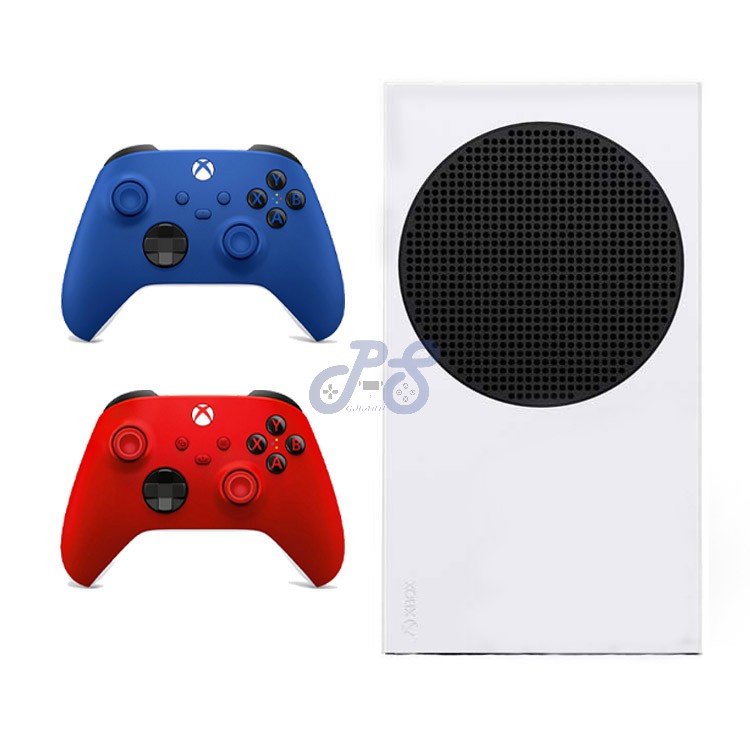 xbox series s 2 xbox wireless controllers new series bluered