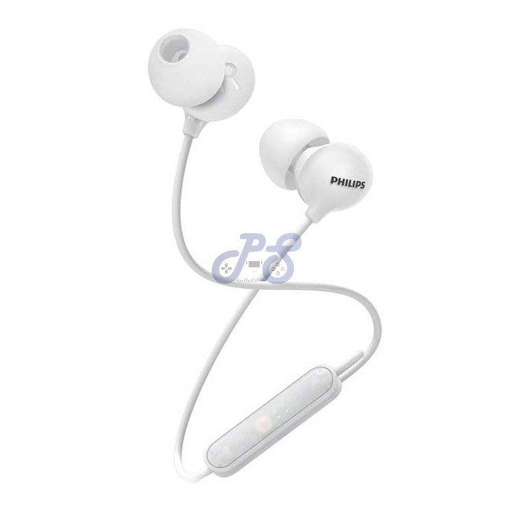 philips she2405 in ear headphones white