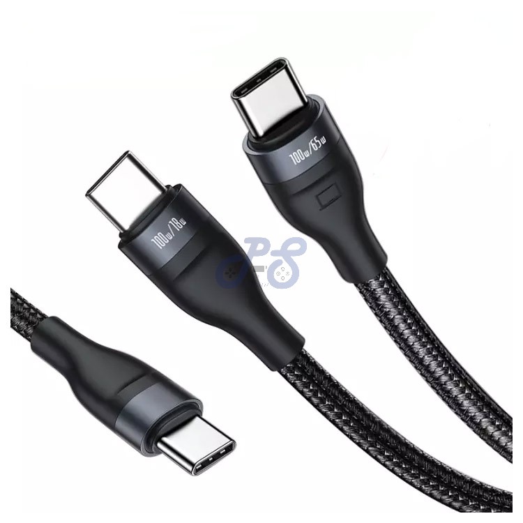 baseus flash series one for two usb c cable