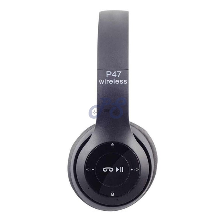p47 wireless headphone black
