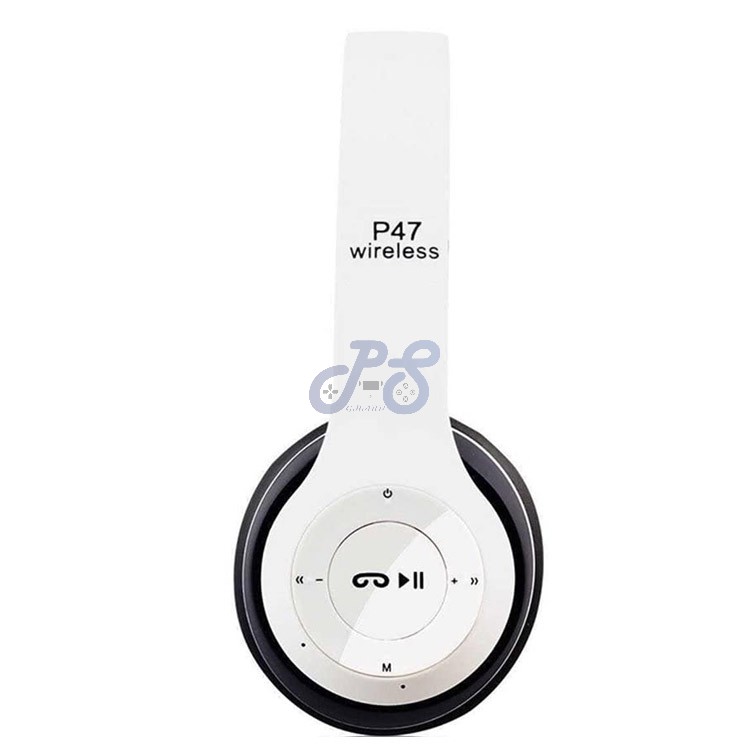p47 wireless headphone white