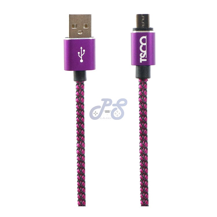 tsco tca170 micro usb cable purple