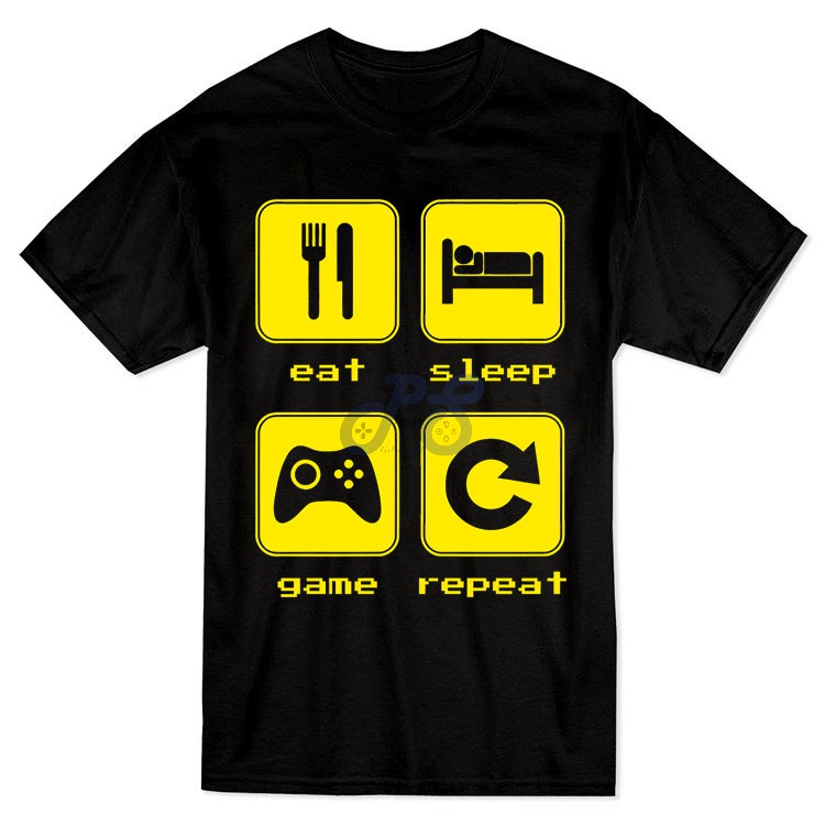 Eatsleep t shirt Black