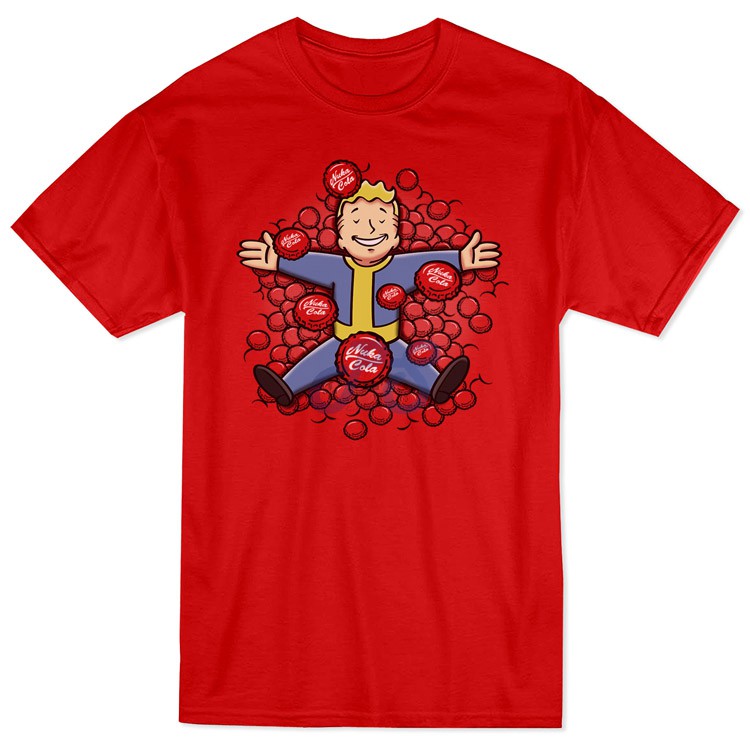 fallout 4 t shirt red code 1
