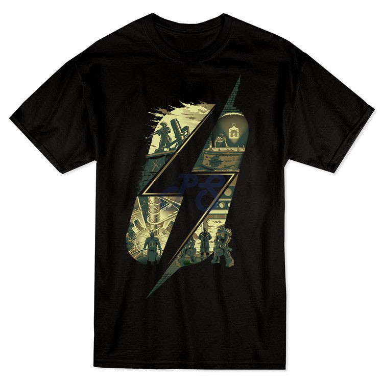 fallout t shirt Black
