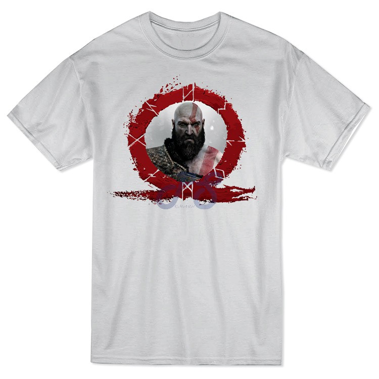 god of war t shirt white