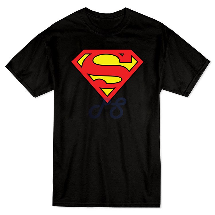 superman blacvk t shirt