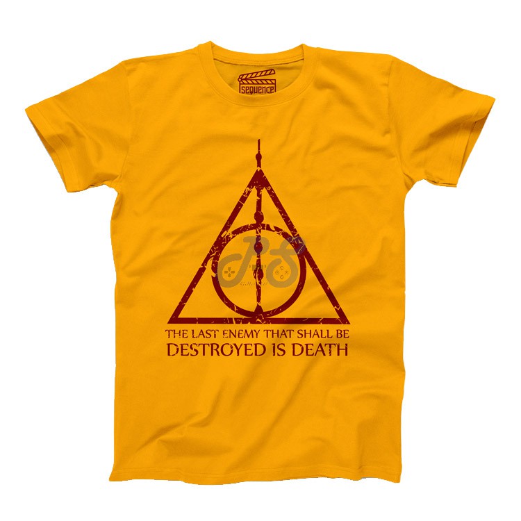 vanguard tshirt deathly hallows orange xl