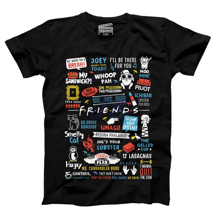 vanguard tshirt friends black xxl