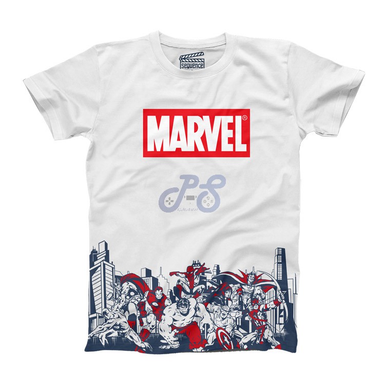vanguard tshirt marvel white xl