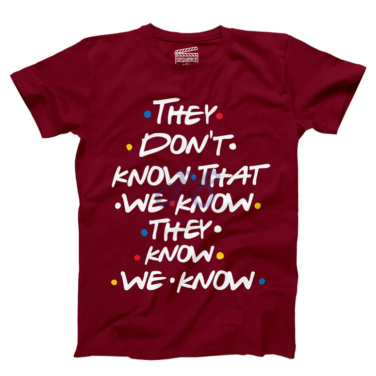 vanguard tshirt rachel and joey know red xl