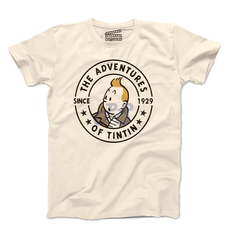 vanguard tshirt the adventures of tintin white l