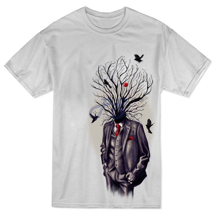 vanguard tshirt tree man white xl