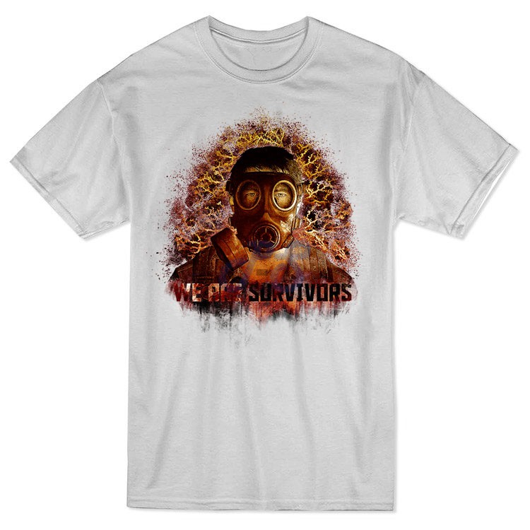 vanguard tshirt we are survivors white m