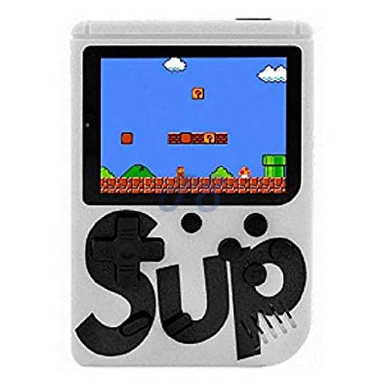 sup handheld 400 in 1 game box without game pad white
