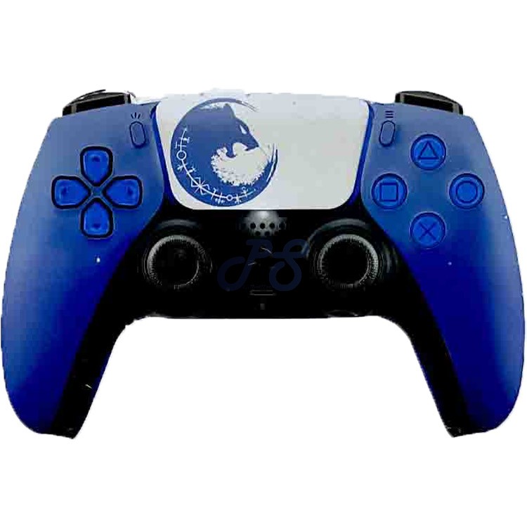 dualsense pro custom god of war ragnarok blue